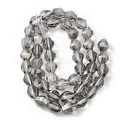 Chapelets de perles en verre électroplaqué&nbsp;EGLA-L045-H-PL01
