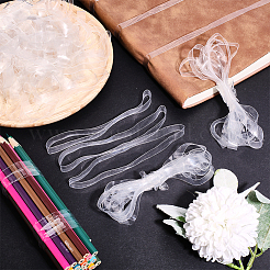 Bande de reliure en caoutchouc TPU transparent&nbsp;AJEW-NB0008-13D