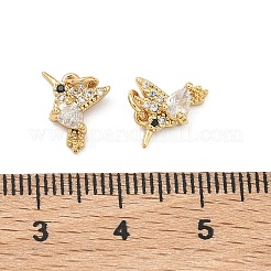 Ottone micro spianare pendenti zirconi&nbsp;KK-A291-08G-03