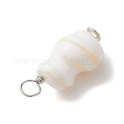Pendentifs en coquille de conque naturelle&nbsp;PALLOY-JF02808-01