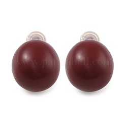 Messing-Emaille-Ohrstecker für Frauen&nbsp;EJEW-U055-23B-G