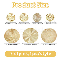 Decorazione murale in ferro&nbsp;AJEW-WH0596-990