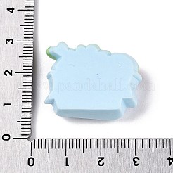 Cabochons de décodage en résine opaque à thème de supermarché&nbsp;RESI-N039-115B