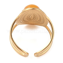 Anelli ovali in agata naturale&nbsp;RJEW-Z057-14G-05