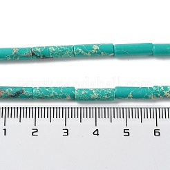 Synthetische imperiale Jaspis-gefärbte Perlenstränge&nbsp;G-D077-B01-04