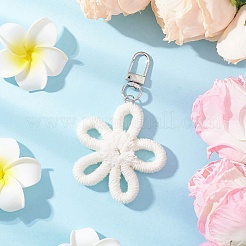 Polyester-Blumen-Anhänger Dekorationen&nbsp;HJEW-JM03961