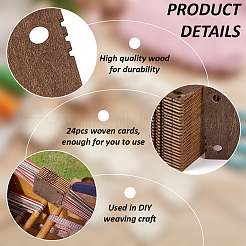 24 Stück Holz-Sperrbretter&nbsp;DIY-BC0014-31B