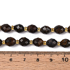 Natur Bronzit Perlen Stränge&nbsp;G-N342-53-8x6-06