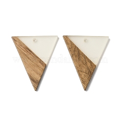 Lueur lumineuse dans le pendentif en bois et résine sombre&nbsp;WOOD-H104-03