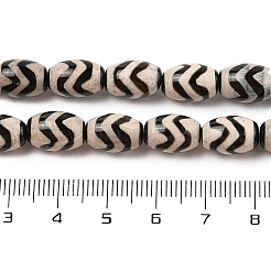 Dzi-Achatperlenstränge im tibetischen Stil&nbsp;G-N344-02B