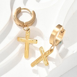 Pendientes de aro de acero inoxidable 304&nbsp;EJEW-S253-16G