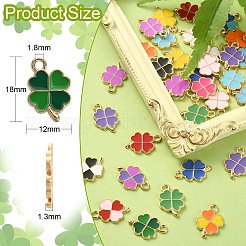 90pcs 18 pendentifs en alliage de couleurs&nbsp;ENAM-CJ0003-33