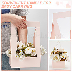 Transparente rechteckige Verpackungstüten aus Papier für Blumensträuße&nbsp;AJEW-WH0473-80A