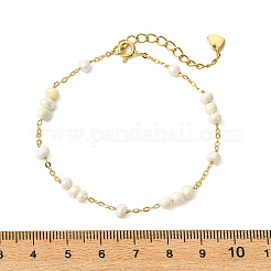 Armbänder aus natürlichen Süßwasserzuchtperlen aus Kartoffeln&nbsp;BJEW-JB14128