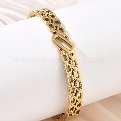 Bracciali rigidi cavi in acciaio inossidabile 304 con cerniera&nbsp;SA-CBAB92B-07G