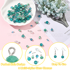 120 pendentif en verre de 8 styles.&nbsp;PALLOY-SW00156