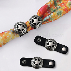 12 Stück PU-Leder mit Messing-Schalschnalle&nbsp;AJEW-CL0005-04