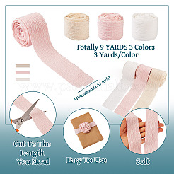 9 Yards 3 Farben Polycotton Plisseeband&nbsp;OCOR-TA0002-07B