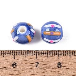 Porcelaine à la main des perles en céramique&nbsp;PORC-Q005-03B