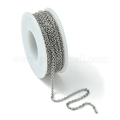 Anlaufbeständige 304 Edelstahl-Kabelketten&nbsp;CHS-H001-2mm-15P
