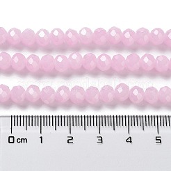 Perles de verre imitation jade cuites au four&nbsp;LS-DGLA-A034-J8MM-A26