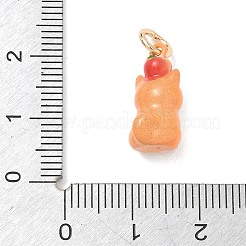 Pendentifs d'émail en laiton &nbsp;LS-KK-CBAE20A-01E-G