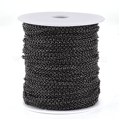 Gelötete messingbeschichtete Eisen-Rolo-Ketten&nbsp;CH-S125-08B-B
