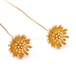 Gänseblümchen-Blumenkopfstifte aus Messing&nbsp;FIND-B009-09G