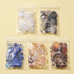 100g 5 Farben Acrylperlen&nbsp;SACR-FS0001-07A