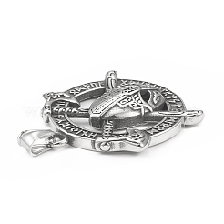 Wikinger-Anhänger aus 304 Edelstahl&nbsp;STAS-G303-34AS