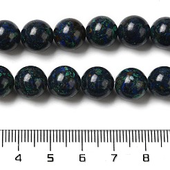 Fili di perle di azzurrite naturale&nbsp;G-H298-A01-04