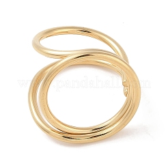 Ionenplattierung (IP) 304 Edelstahl Fingerringe für Frauen&nbsp;RJEW-G315-01G