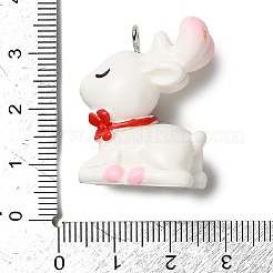 Undurchsichtige Harzanhänger zum Thema Ostern&nbsp;RESI-I336-01P-04