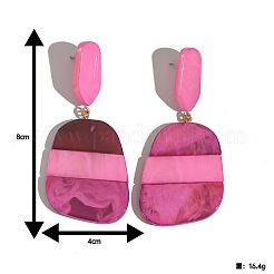 Pendientes colgantes de acrílico para mujer.&nbsp;WG3D521-03