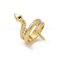 Bagues en laiton avec zircone cubique de micro pave&nbsp;RJEW-Z101-01G-02