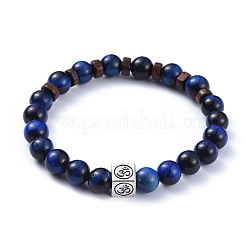 Bracelets extensibles en pierre naturelle mélangée&nbsp;BJEW-JB04492