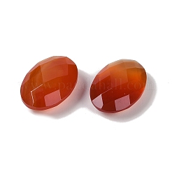 Natürlicher roter Achat (gefärbt und erhitzt) Cabochons&nbsp;G-O175-15C-01