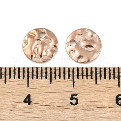 Strukturierte Scheibenanhänger aus Edelstahl 304&nbsp;STAS-Q336-11A-RG