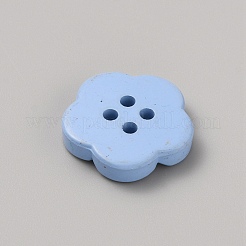 Sprühlackierte Kunststoffknöpfe&nbsp;FIND-WH0152-394B-11