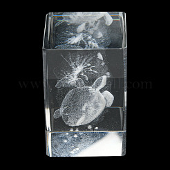 3D-Tierglasfigur mit Lasergravur&nbsp;LS-DJEW-R013-01D