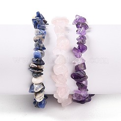 Chips Naturmischstein Stretch Armbänder&nbsp;BJEW-JB05642
