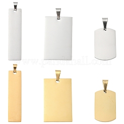 Colgantes de acero inoxidable 3pcs 3 estilos&nbsp;STAS-YW0003-38G