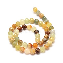 Natur Xiuyan Jade Perle Stränge&nbsp;G-P075-39-8mm