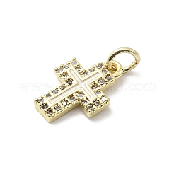 Ottone micro spianare pendenti zirconi&nbsp;KK-A278-15G-01