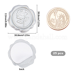 Pegatinas adhesivas de cera&nbsp;DIY-WH0201-02D