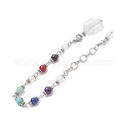 Chakra-Wünschelpendel mit natürlichen und synthetischen Edelsteinen&nbsp;PALLOY-JF02089
