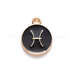 Pendentifs d'émail en alliage&nbsp;ENAM-SZ0001-28C-H