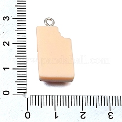 Pendentifs alimentaires imitation résine opaque&nbsp;X-FIND-Z124-06P