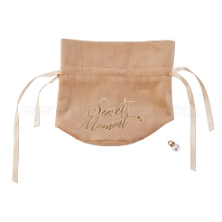 Sacchetti regalo con coulisse di gioielli in velluto&nbsp;ABAG-CJC0003-03E