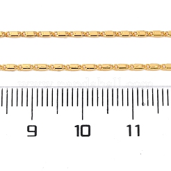 Langlebige versilberte Gliederketten aus Messing&nbsp;NJEW-K112-14G-NF